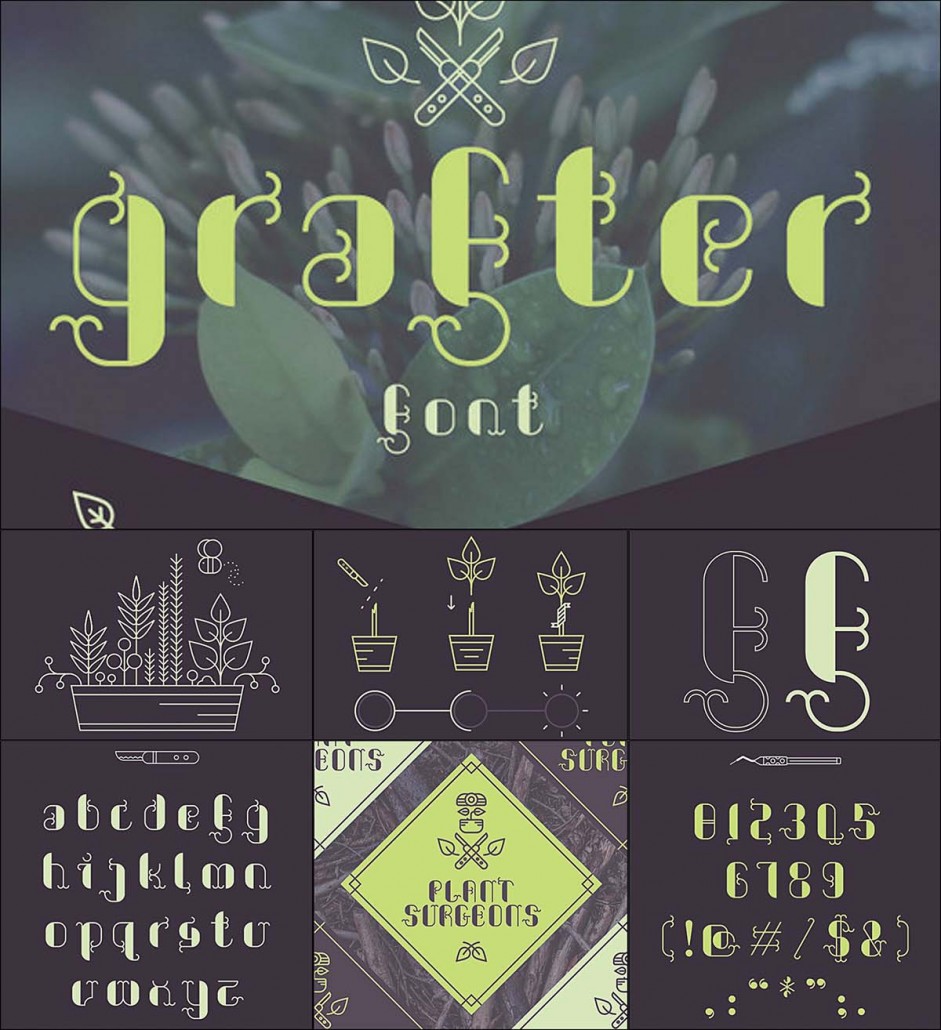 Grafter botanic font | Free download