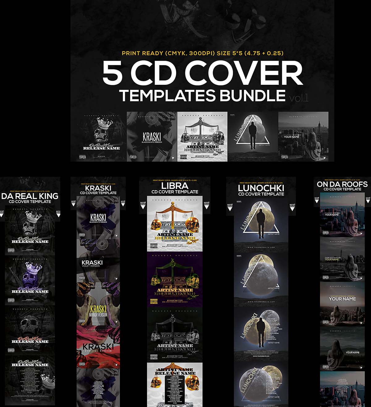 Music Cd Cover Templates Free Downloadcgispread Mobile Version