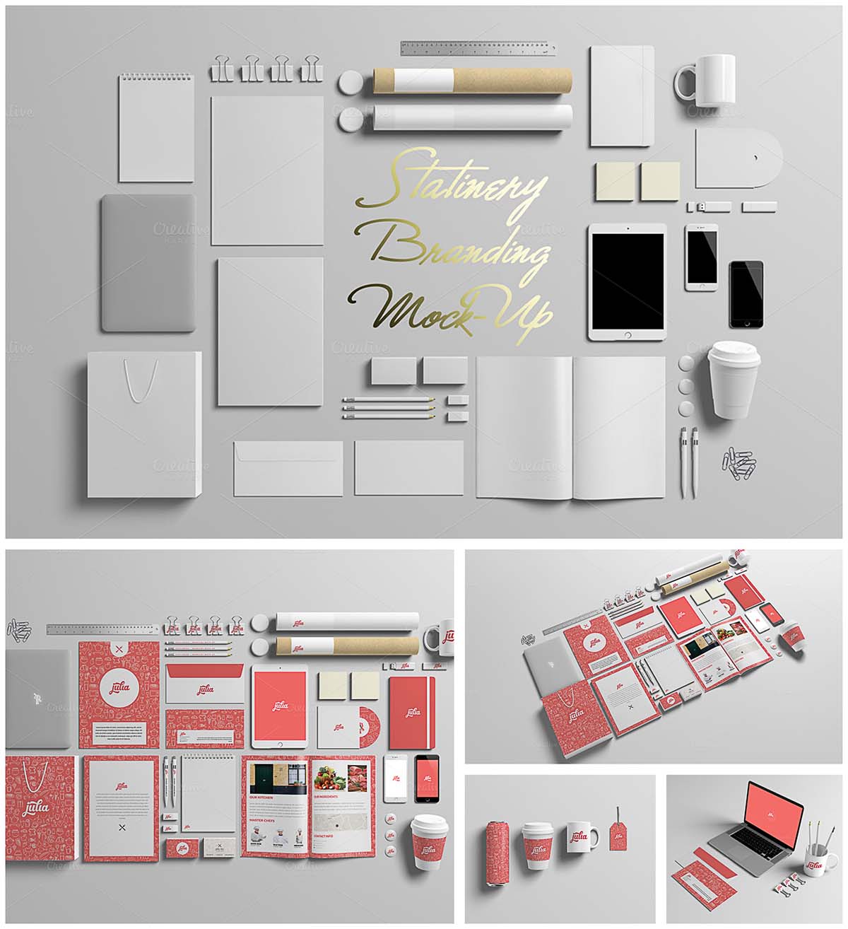 Stationery Mock Up Free Download