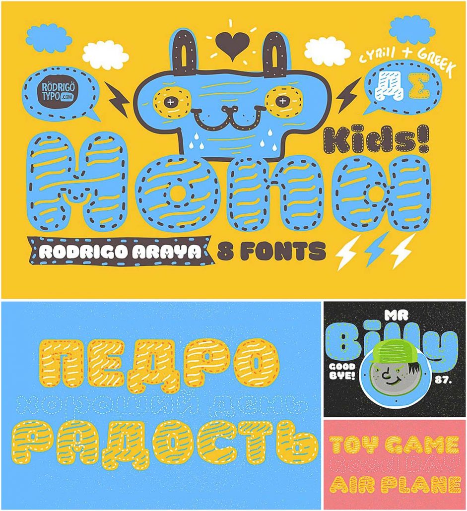 La Mona Kids Font Family Free Download