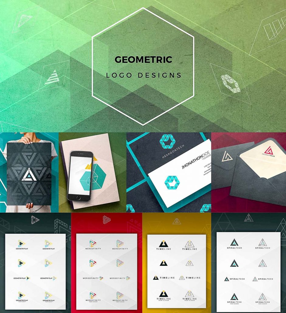 Geometric Logo Designs | Free download