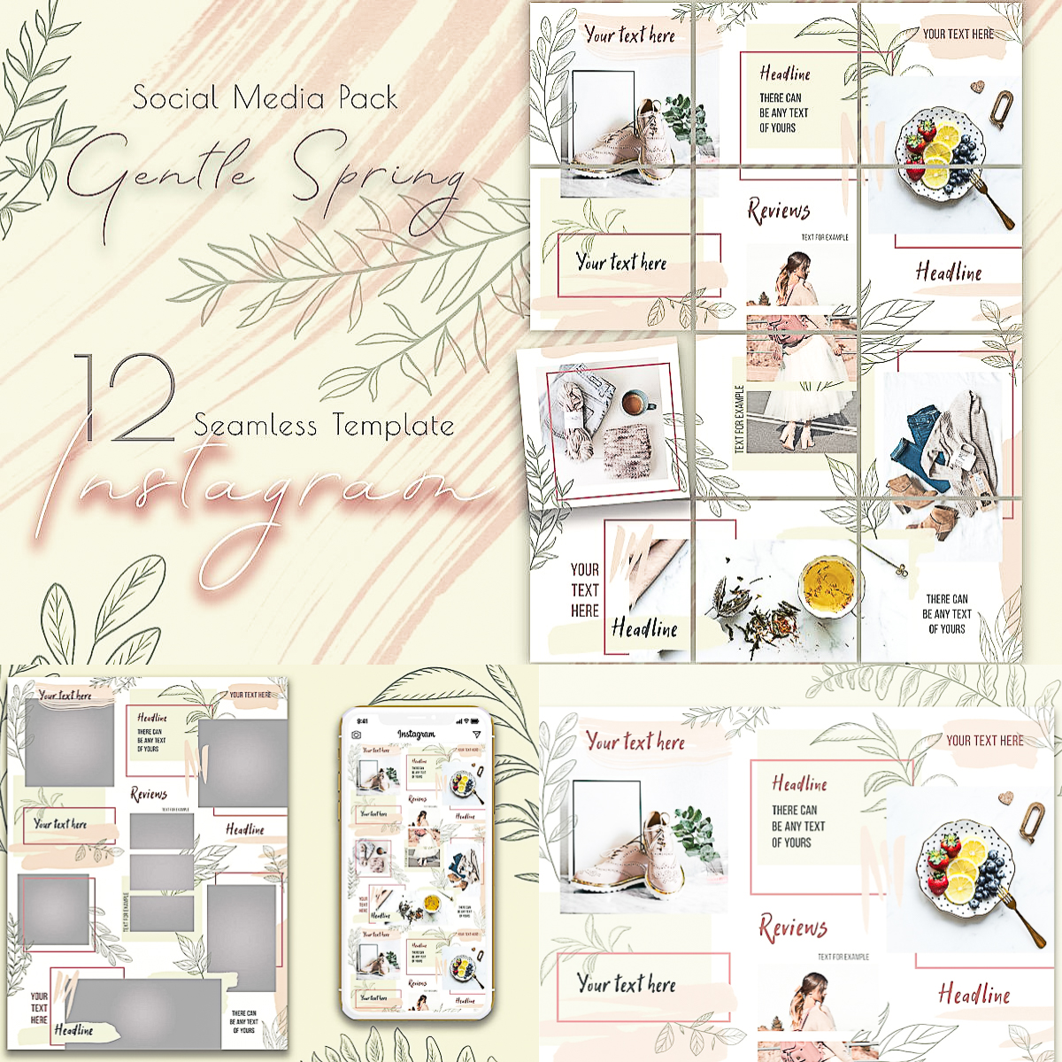 Gentle Spring Instagram Puzzle Free Download