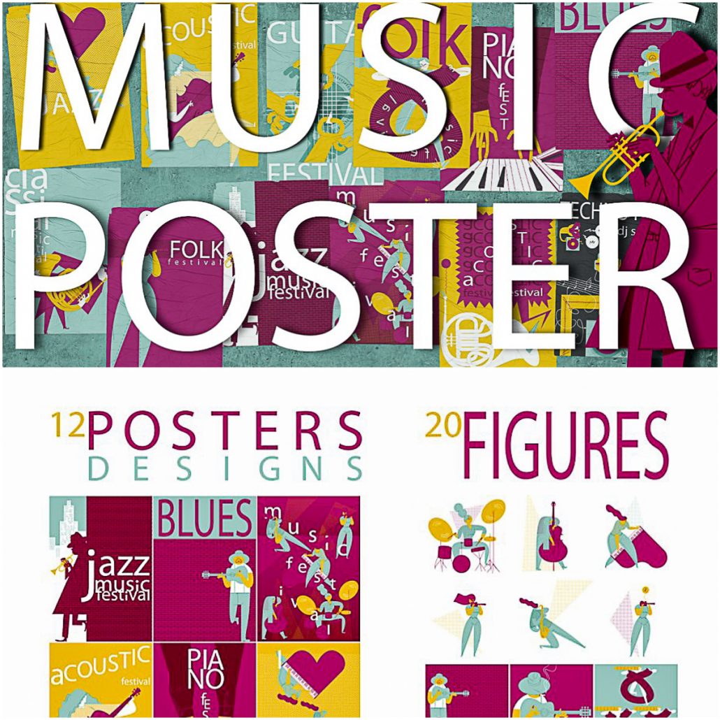 Create Your Music Poster Collection Free Download