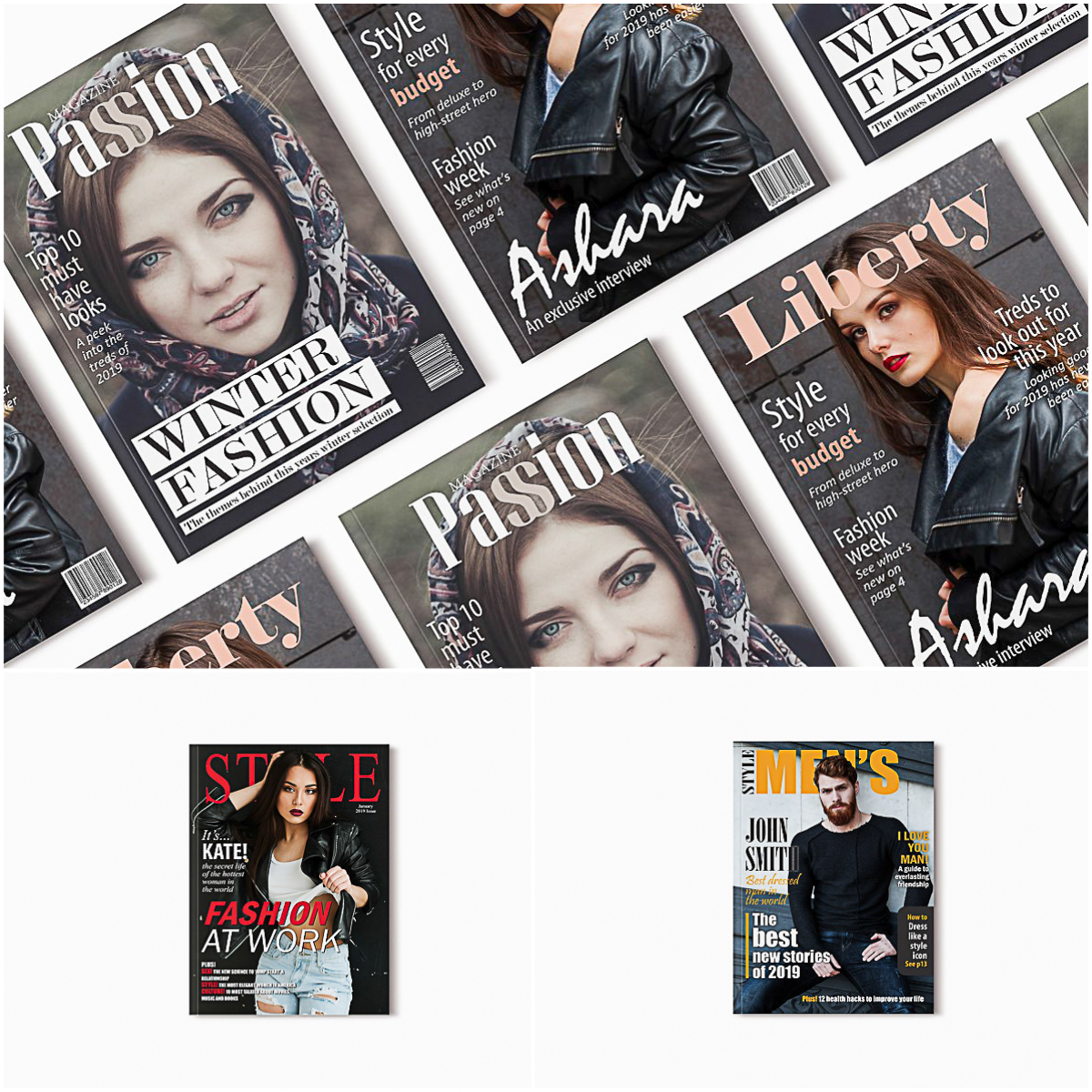 10 Fashion Magazine Templates Free Download