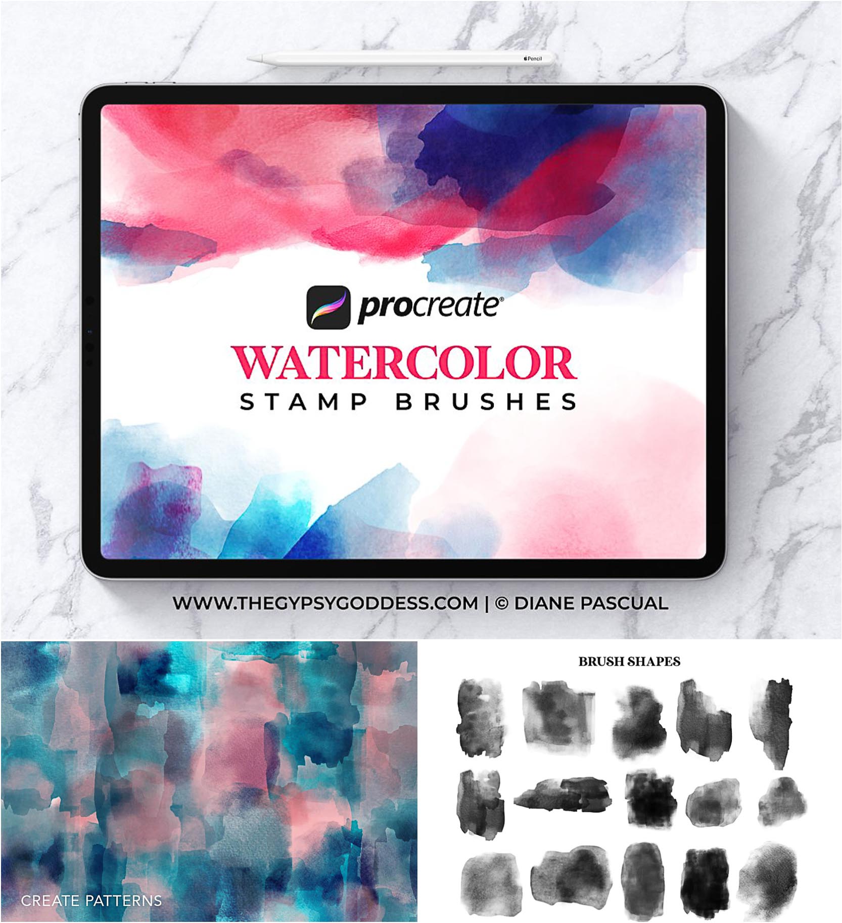 how to create watercolor brushes in procreate