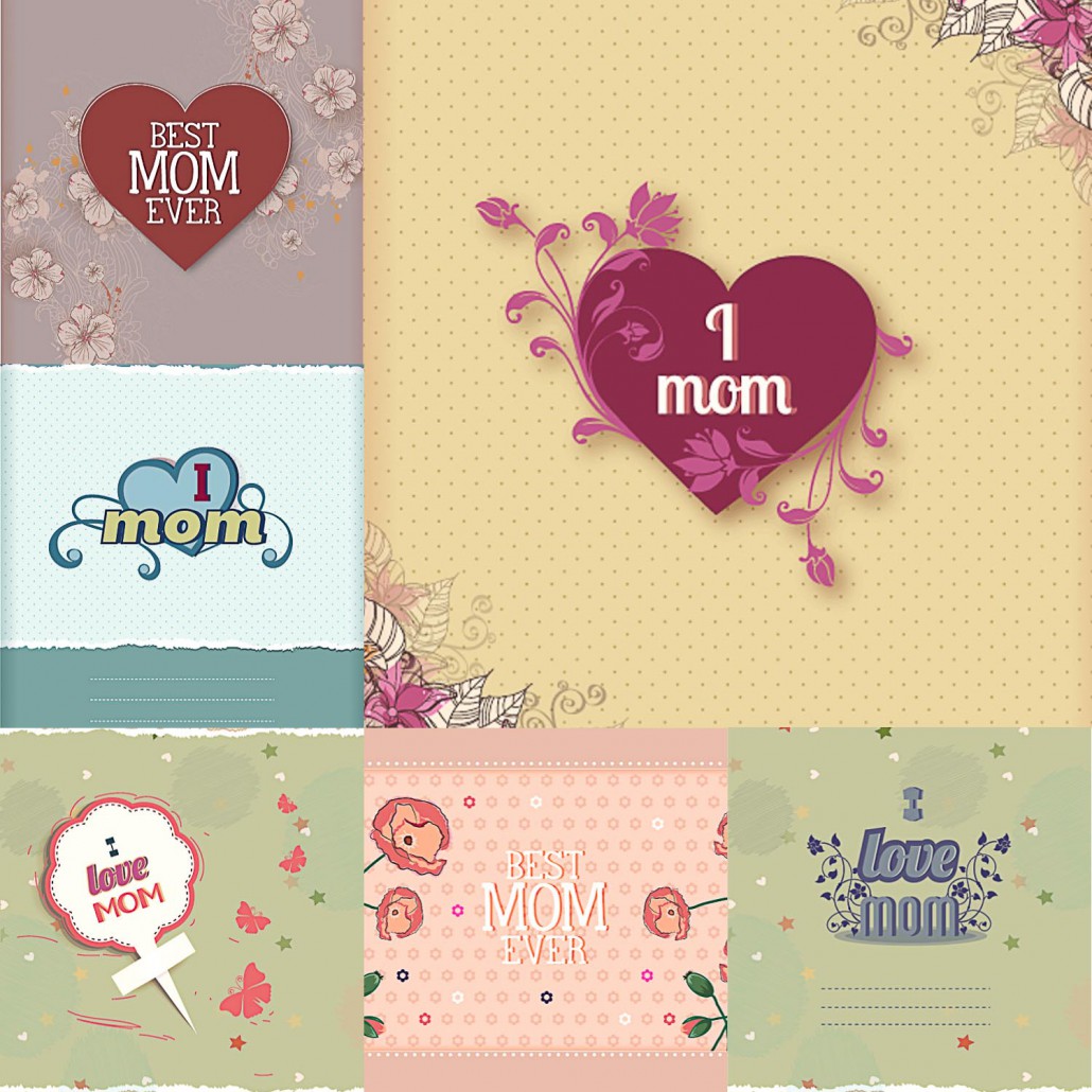 Mothers Day lovely card vector | Free download