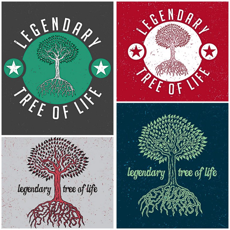 Legendary tree of life t-shirt print vector | Free download