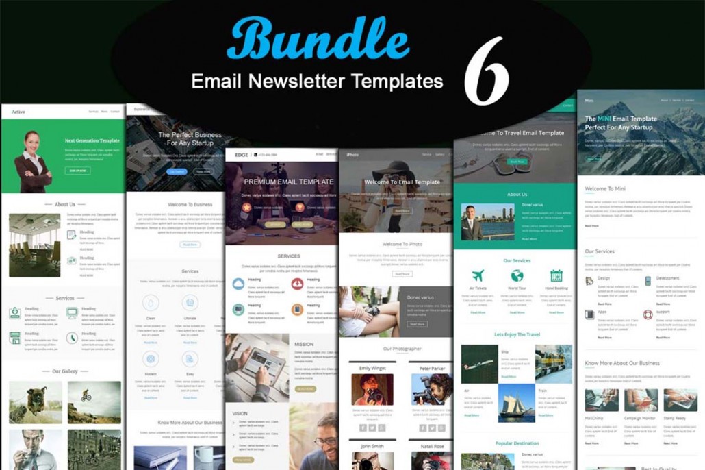 email newsletter template examples