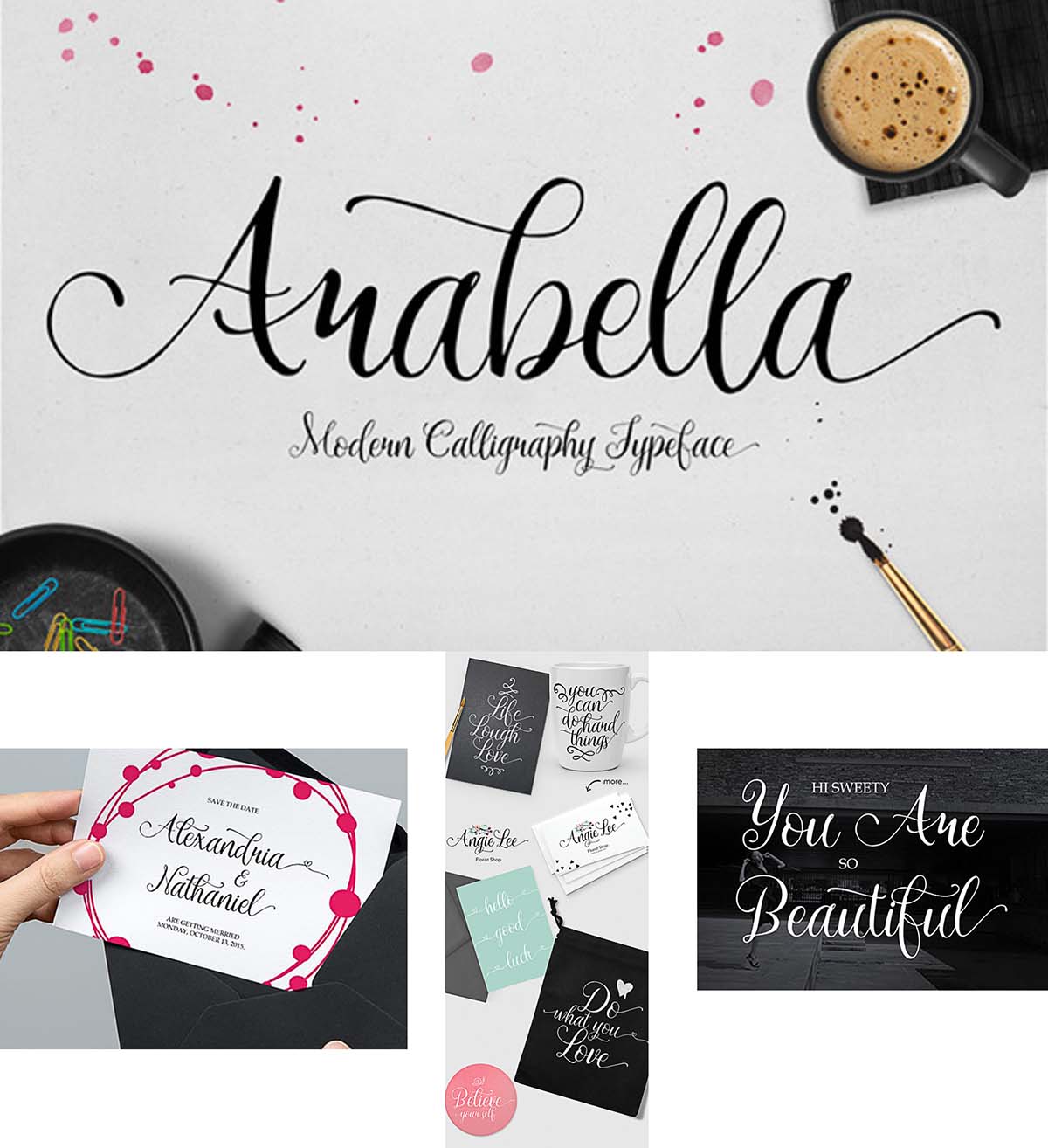 Arabella free font