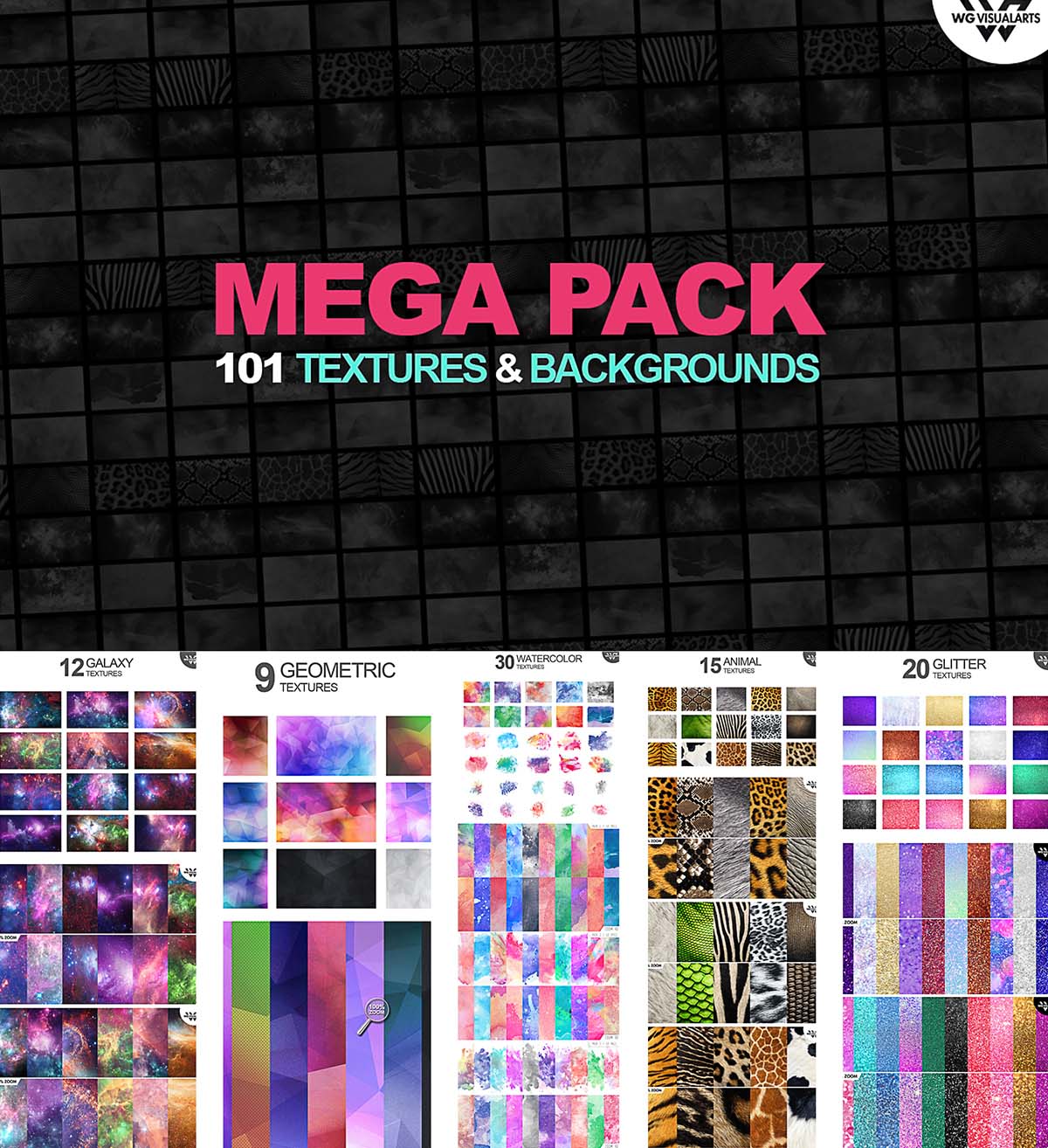 Mega pack of textures and backgrounds