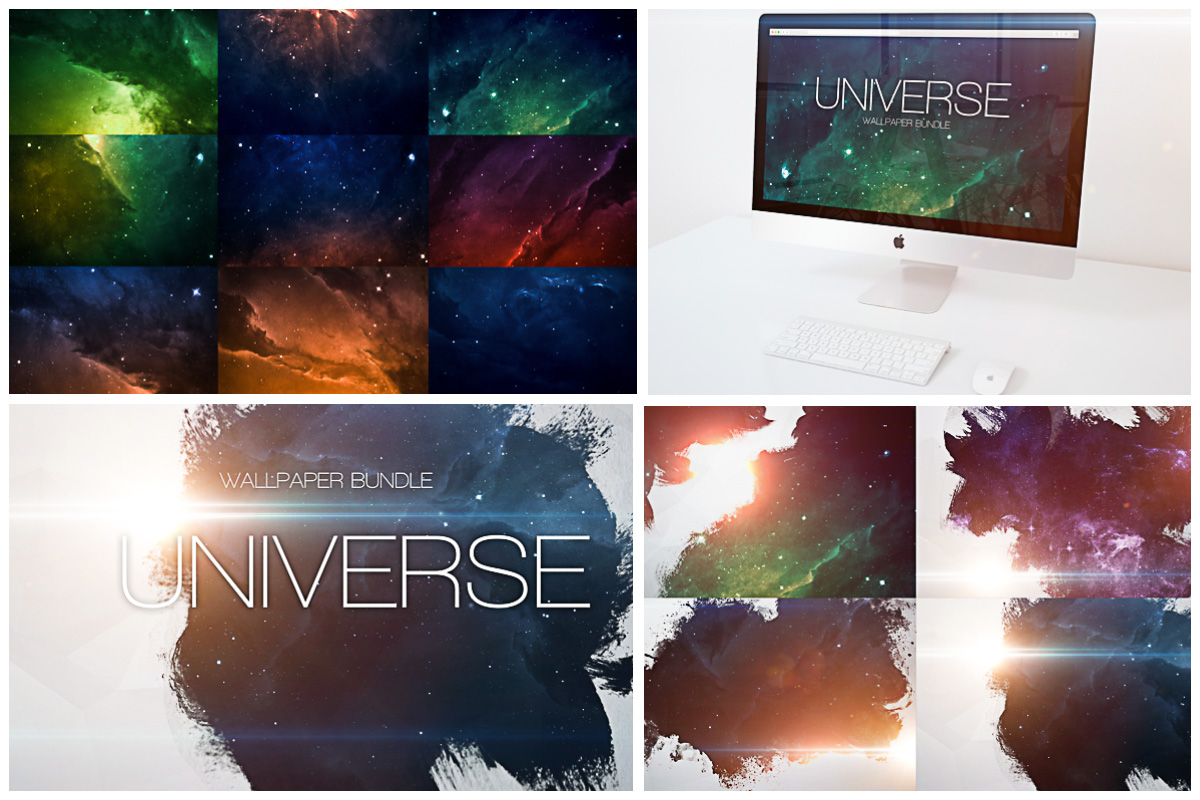 Universe wallpaper 5k set