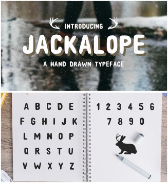 jackalope sans serif font