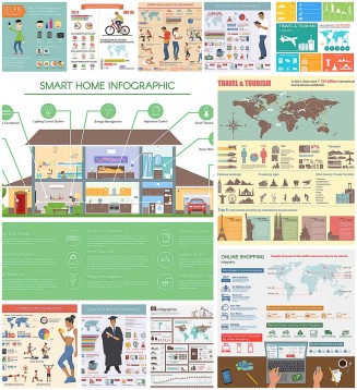 Big collection of infographics