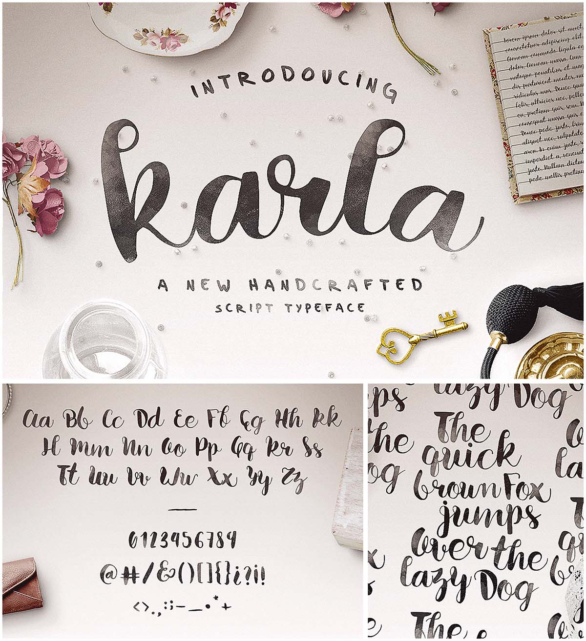 Karla calligraphy font