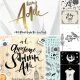 Adele Awesome hand darwn font and illustrations