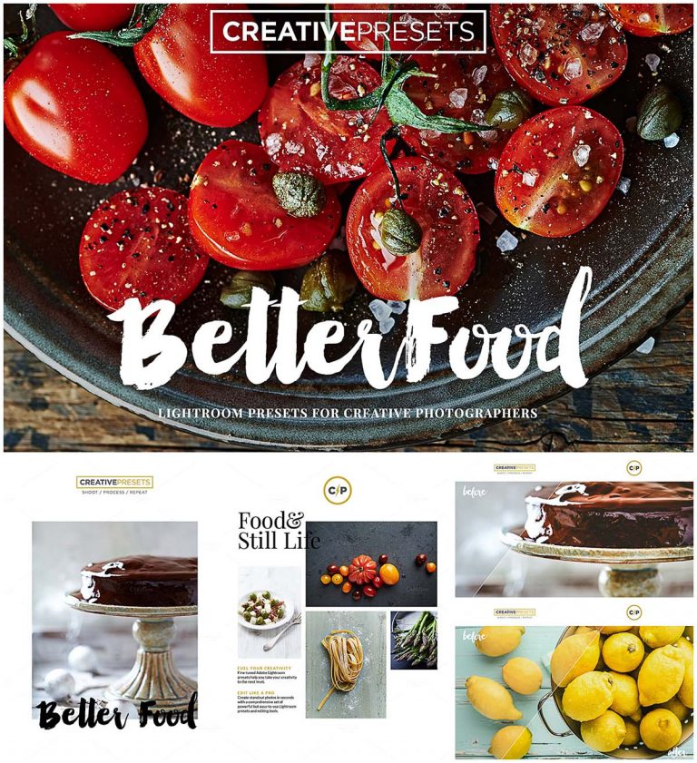 Bright food lightroom presets Free download
