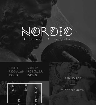 Nordic font family