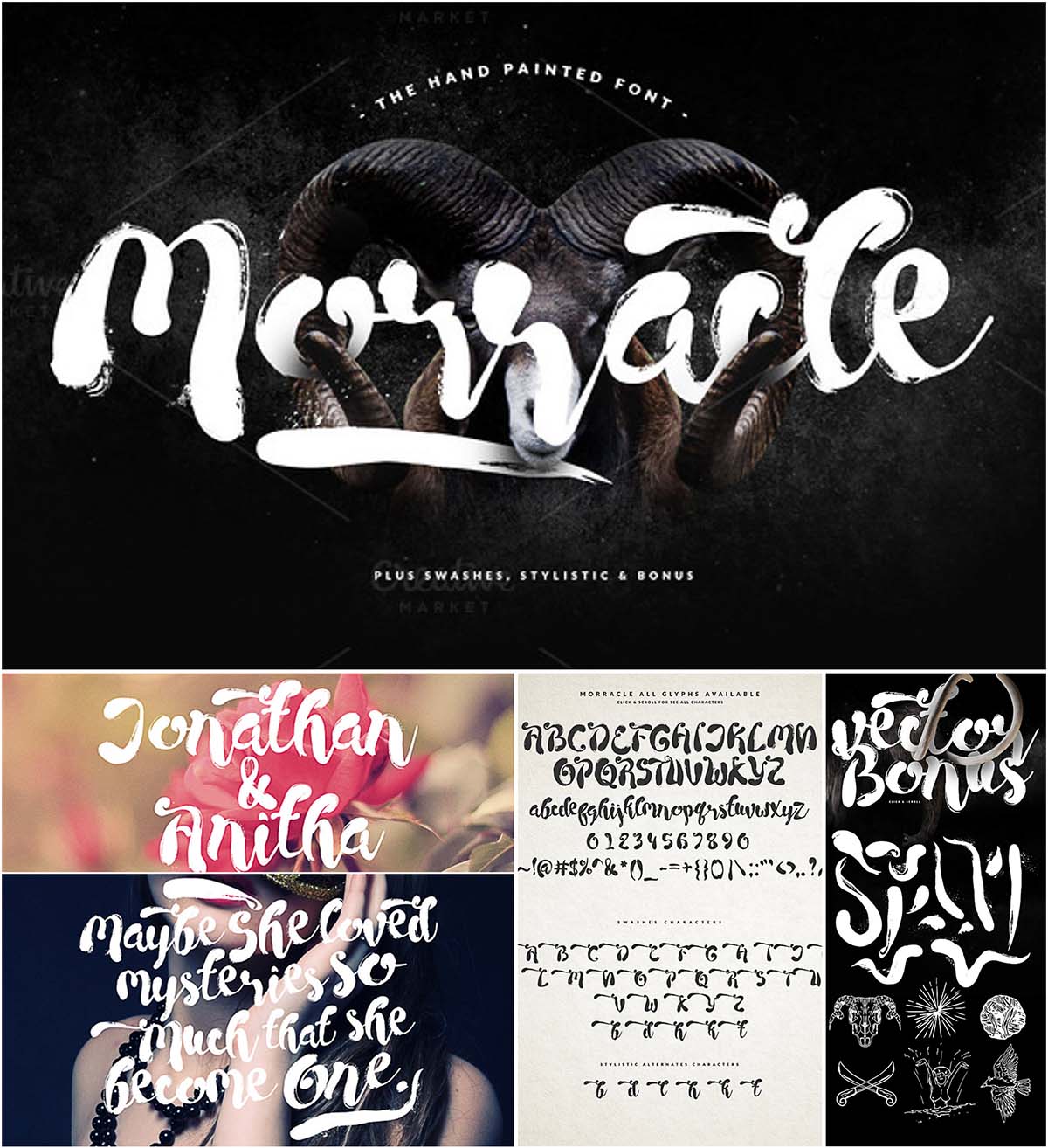 Morracle font with extra