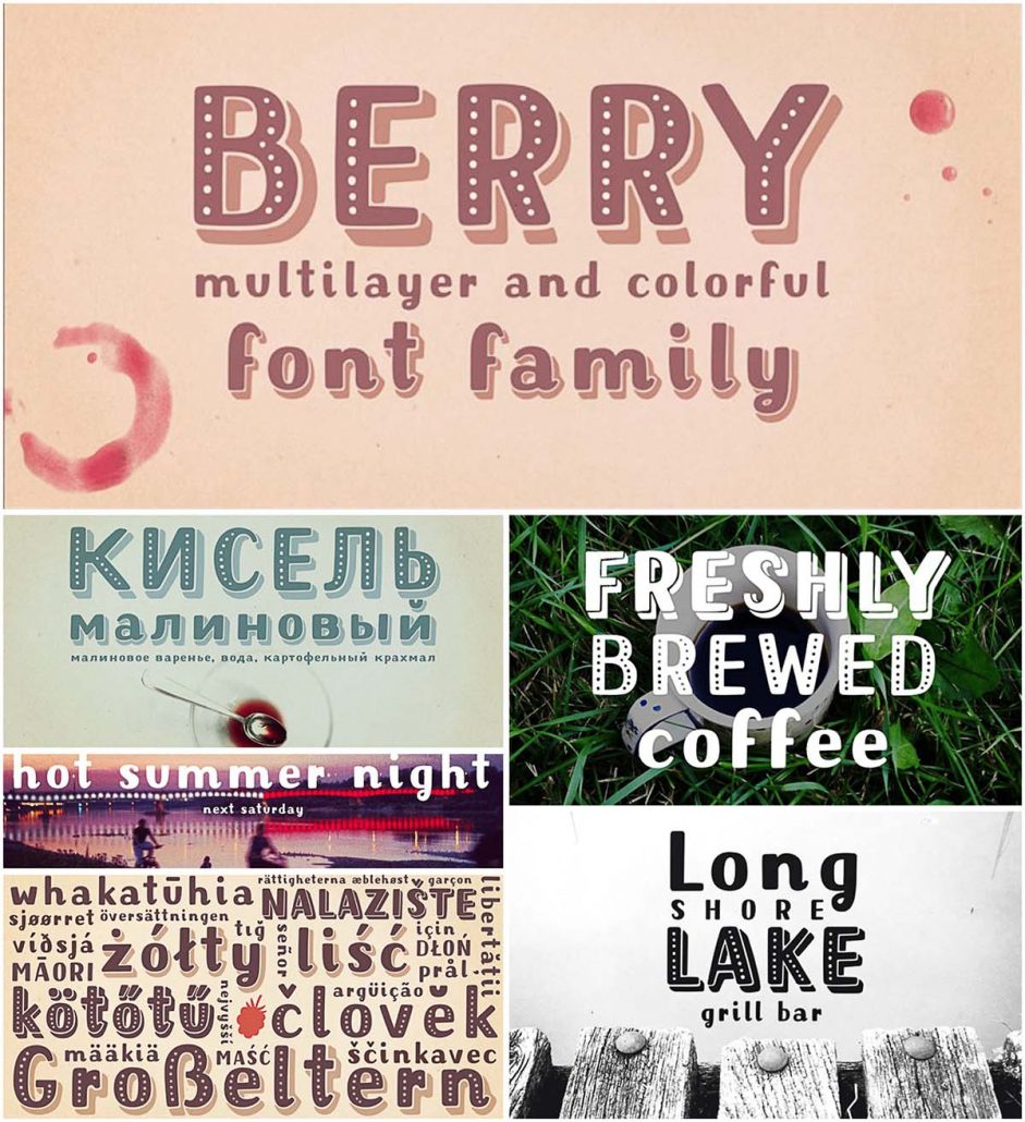 Xxx Dlon - Mrs Berry font family with cyrillic typeface | Free download