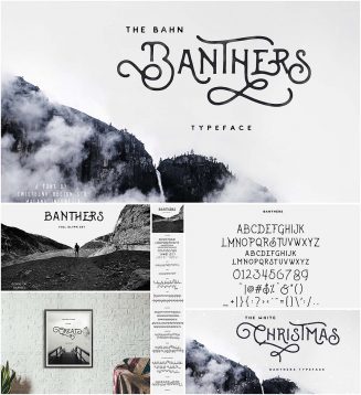 Banthers typeface
