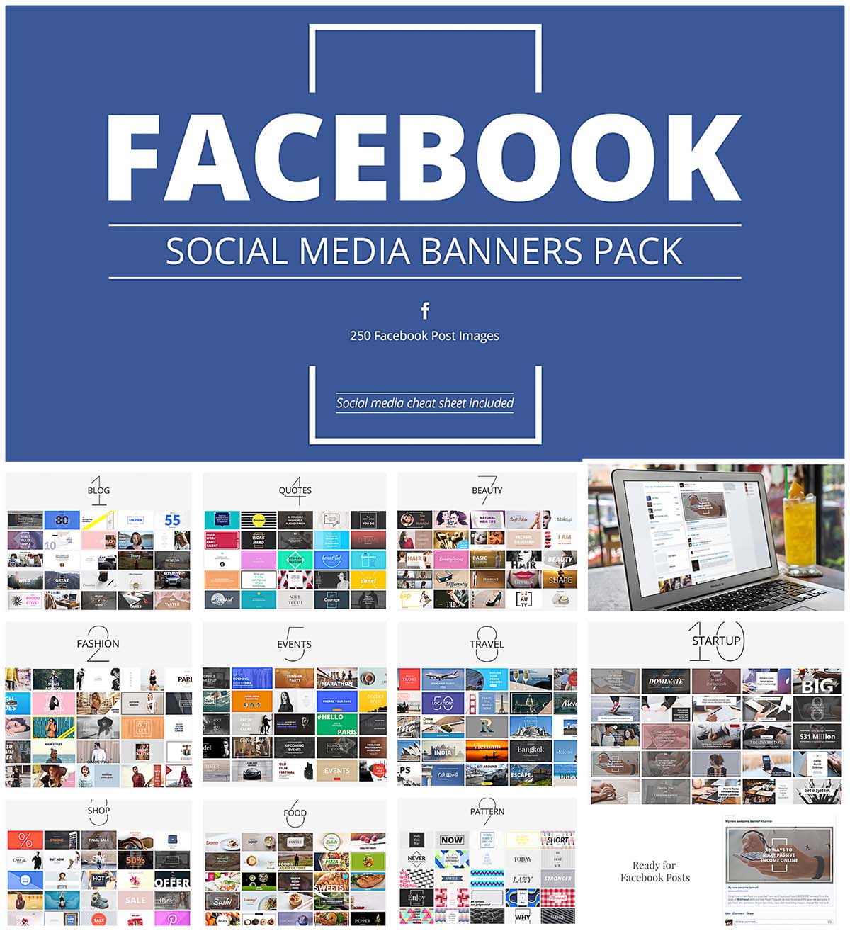 Facebook social media banners