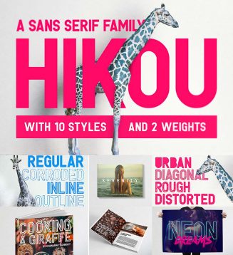 Hikou font family