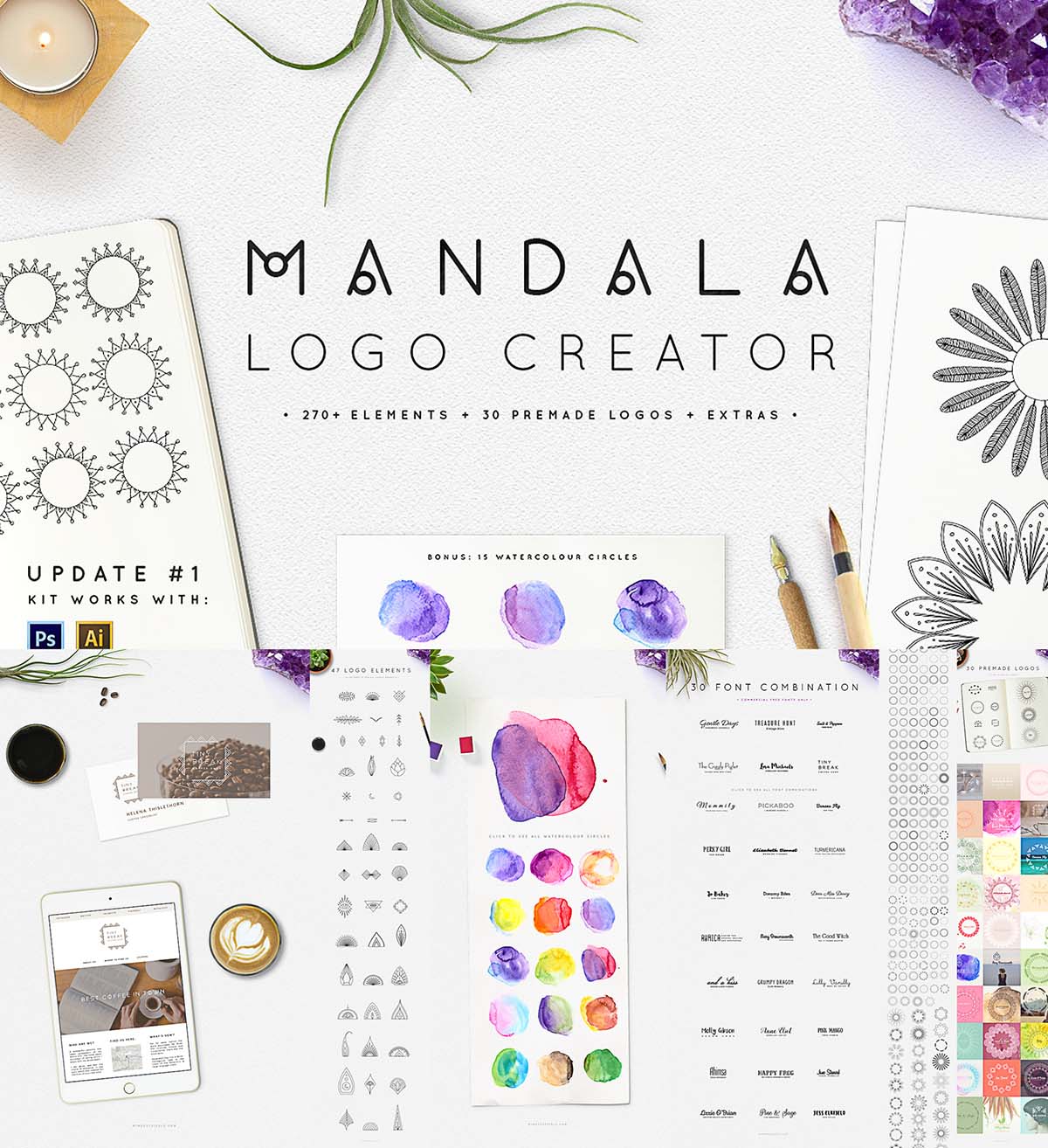Mandala logo creator
