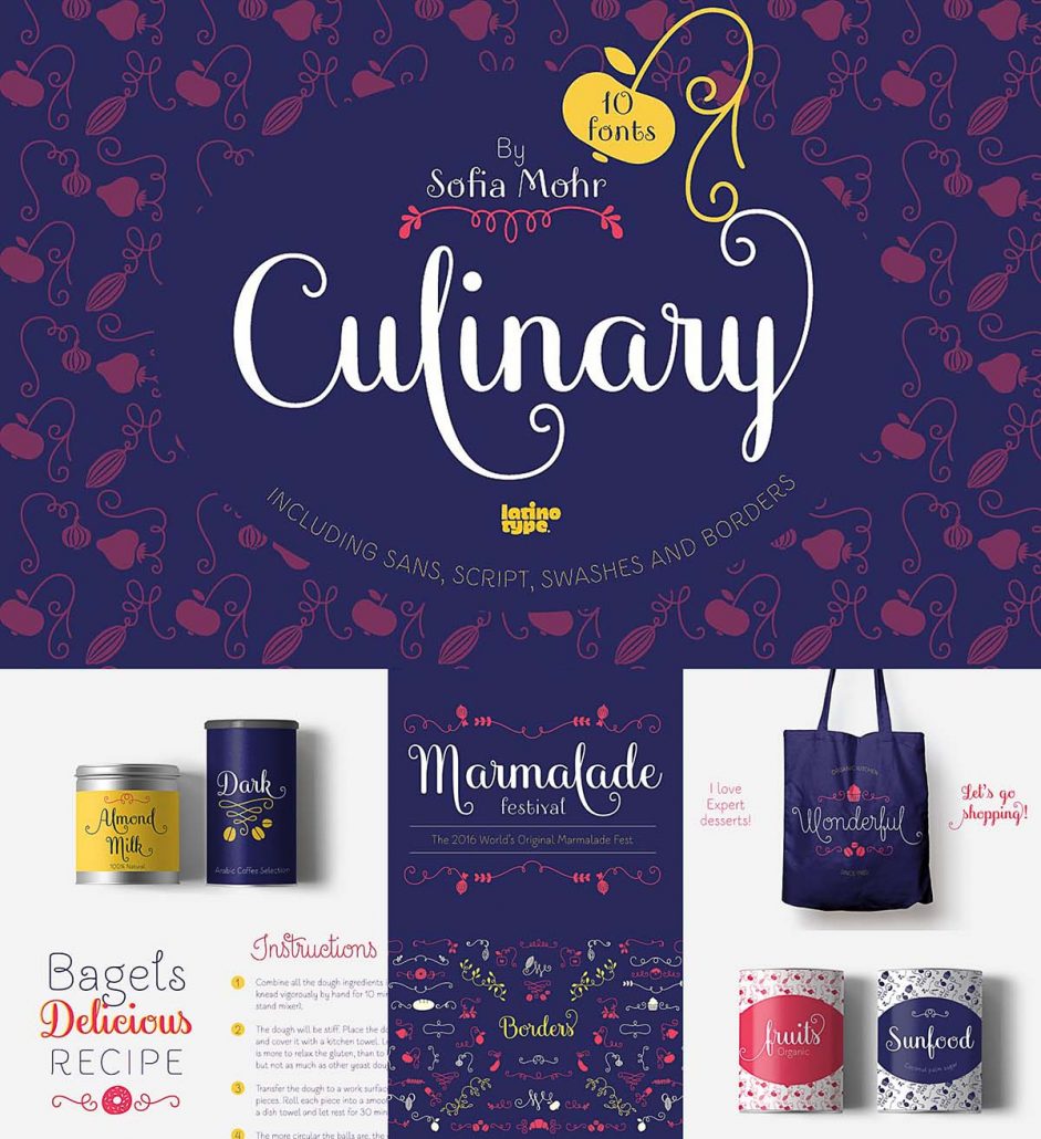 Culinary Font Family Free Download