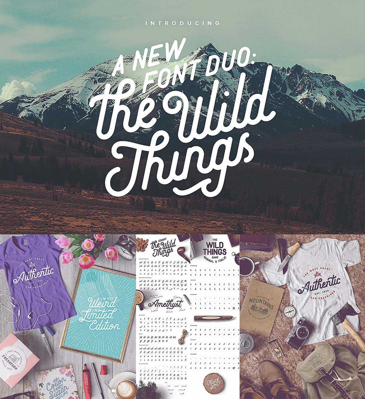 The wild things font duo