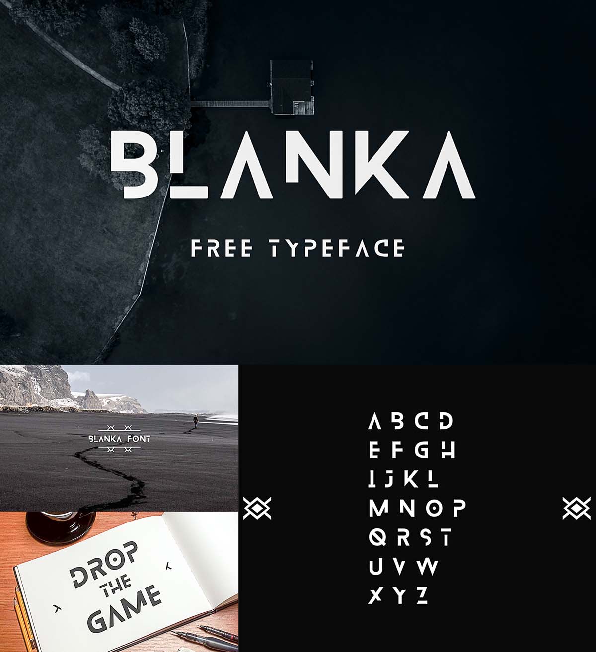 Blanka futuristic font
