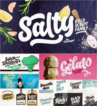 Salty font family