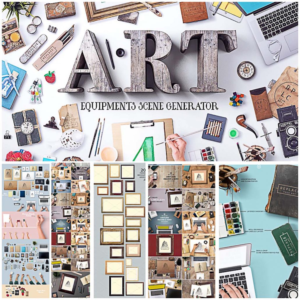 Art equipments scene generator Free download