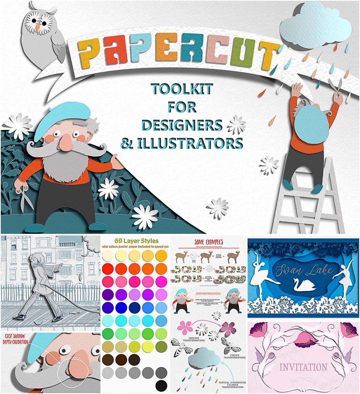 Papercut toolkit for ps