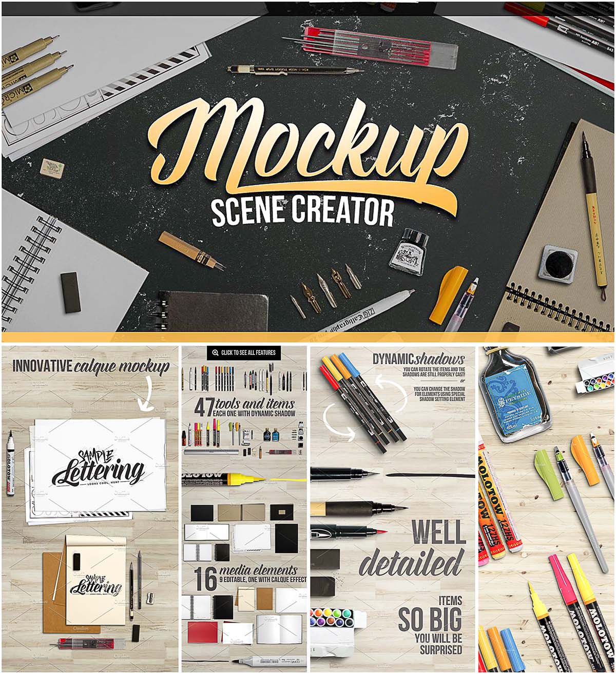 Mockup scene creator | Free download