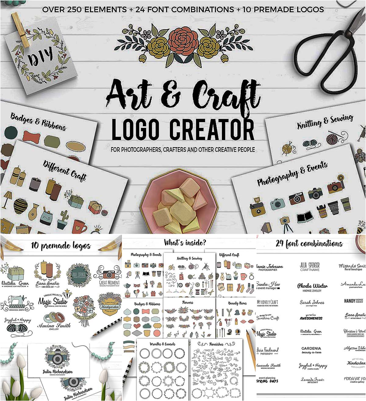 Craft logo creator