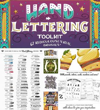 Hand lettering toolkit
