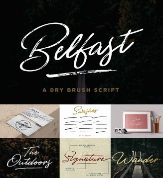 Belfast brush script