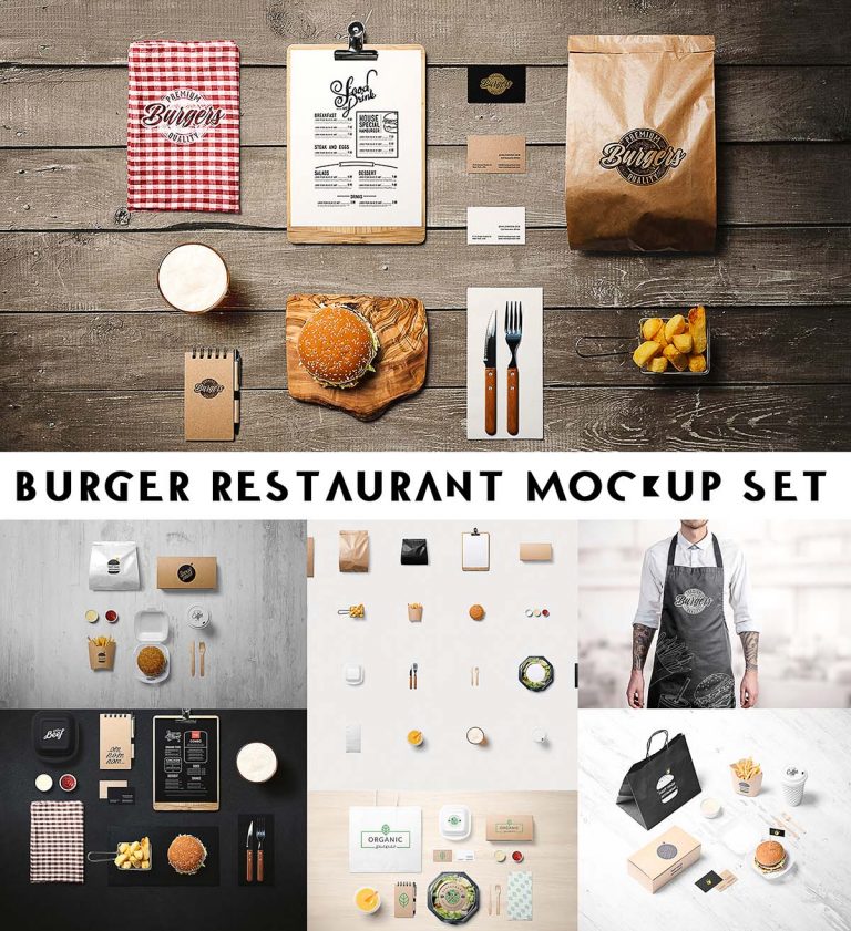 Download Burger restaurant mockup | Free download