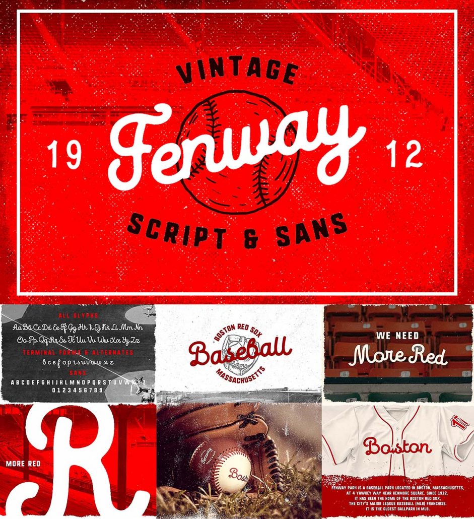 Fenway font with bonus Free download