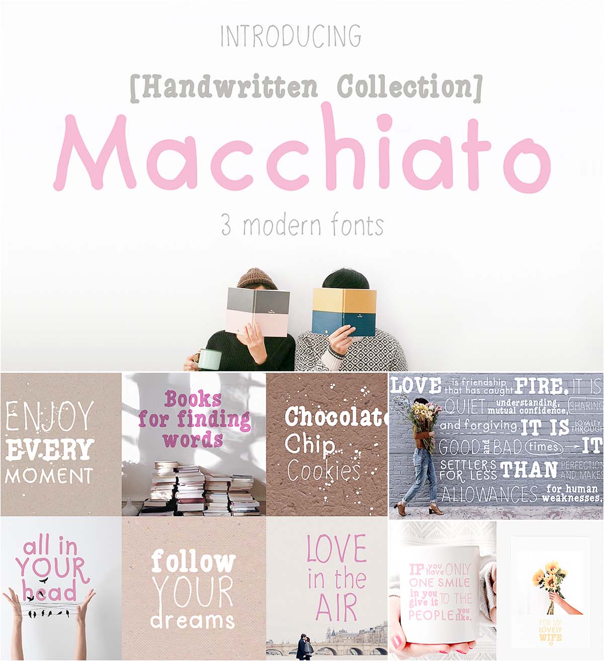 Macchiato font set