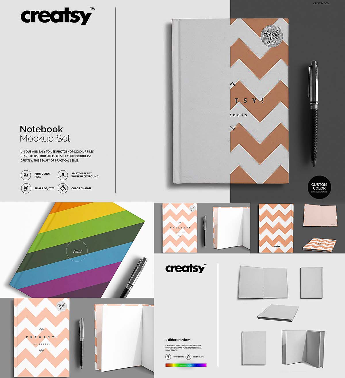 Notebook mockup