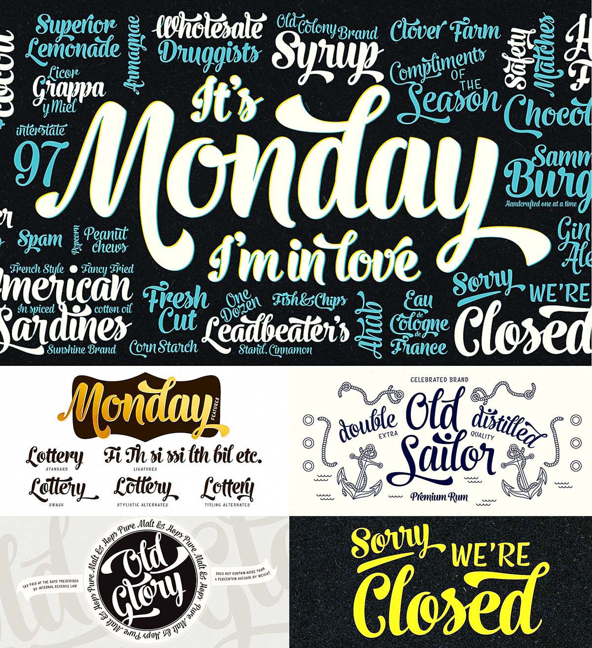 Monday font | Free download