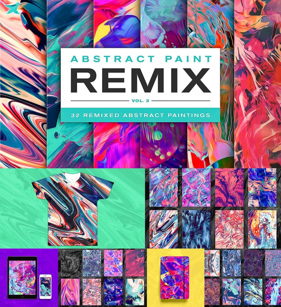 Abstract paint textures | Free download