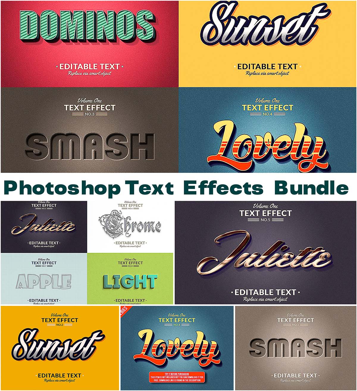 800 photoshop text actions pack download