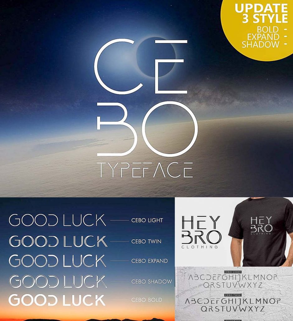 Download Cebo font family | Free download