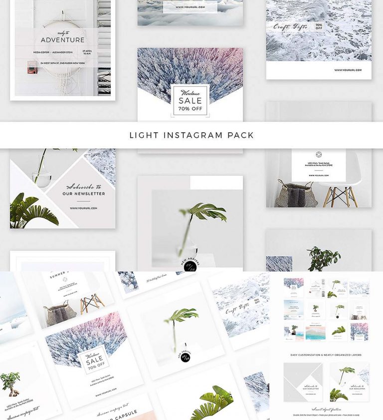 Light Instagram Pack | Free download