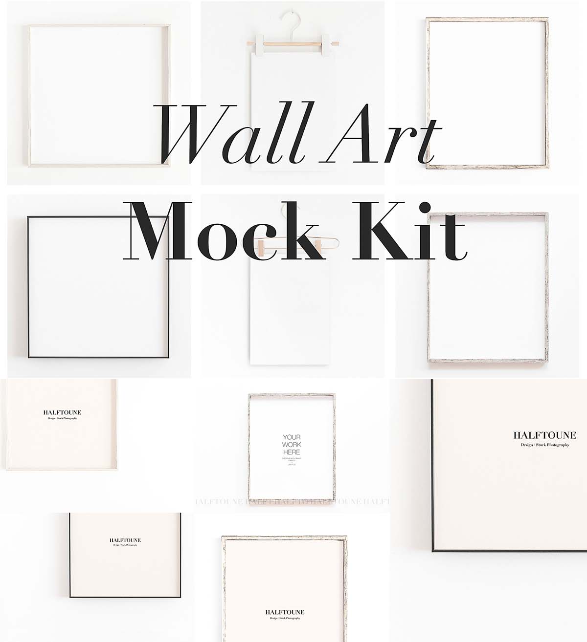 Download Wall Art Mockup Bundle Free Download