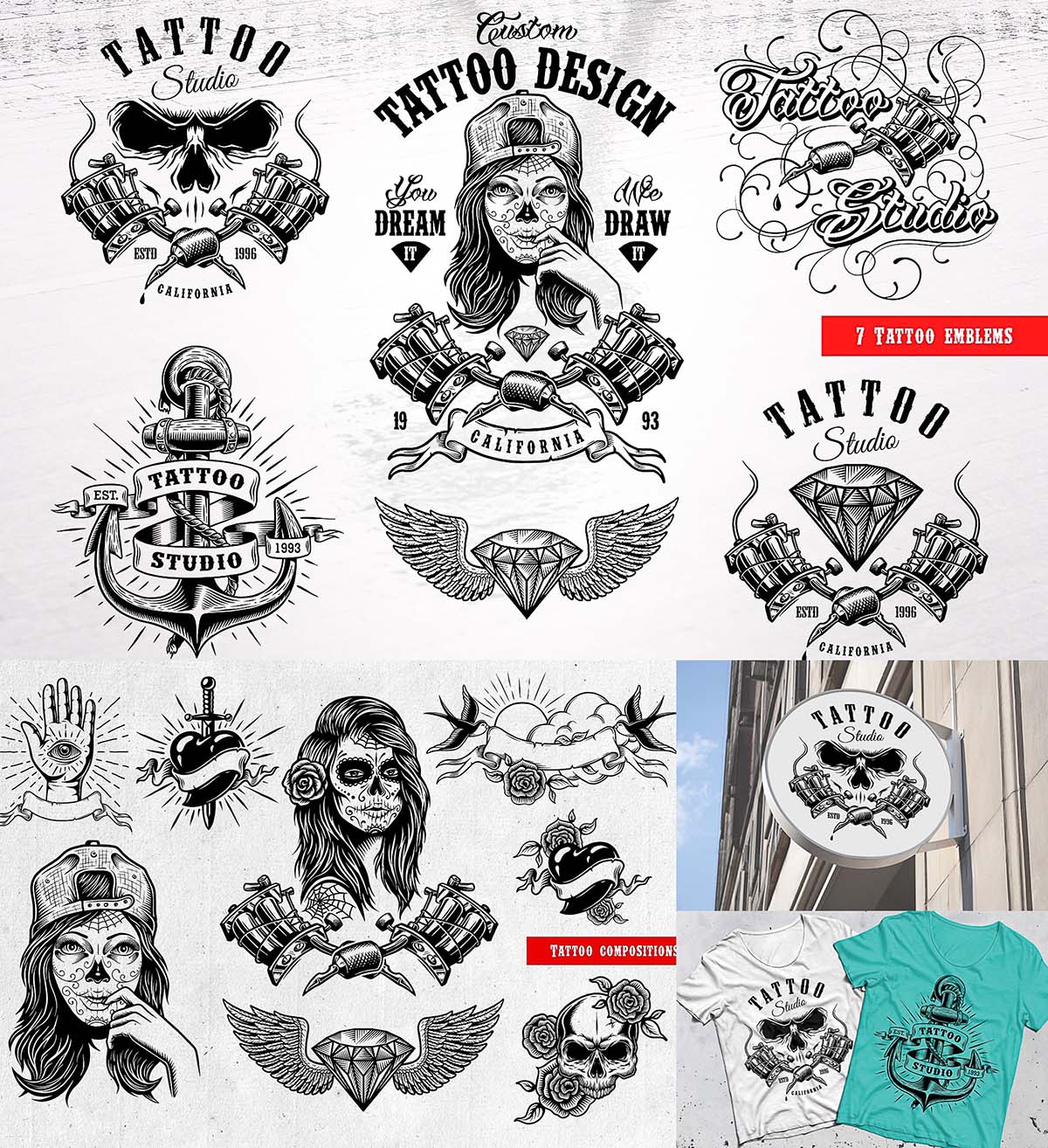 Tattoo Vectors & Illustrations for Free Download | Freepik
