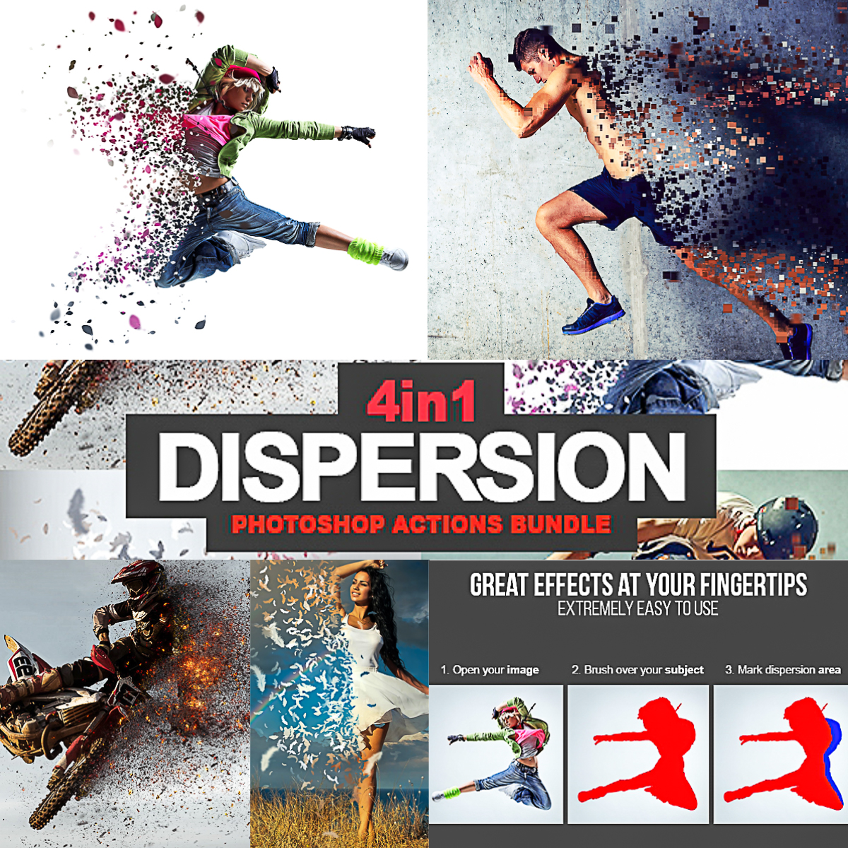 dispersion photoshop action download