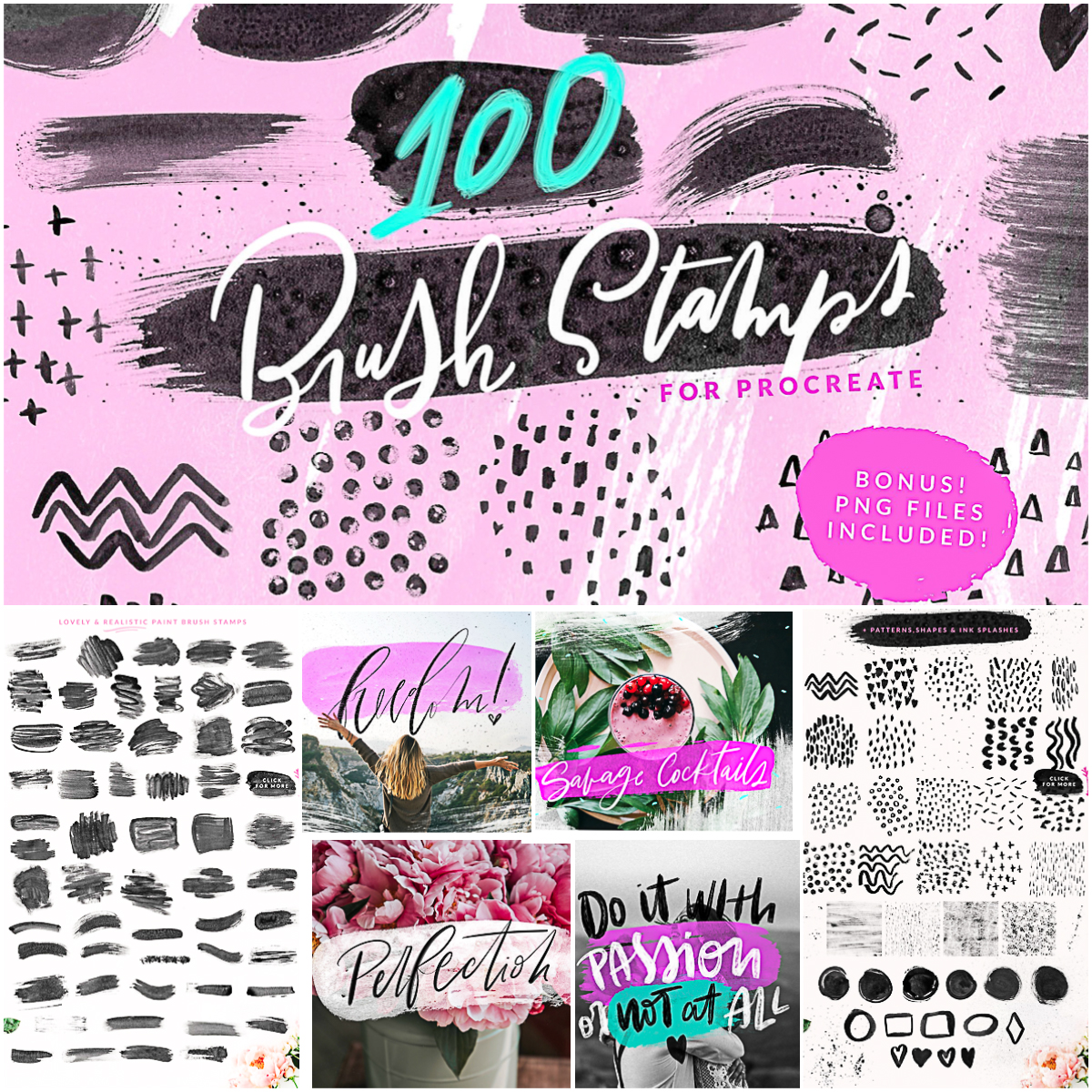 free stamp brushes for procreate